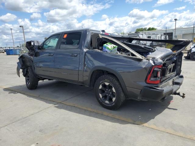 1C6SRFLT1KN760393 - 2019 RAM 1500 REBEL GRAY photo 2