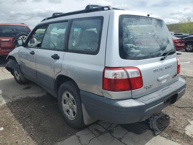 JF1SF63582H747339 - 2002 SUBARU FORESTER L SILVER photo 2