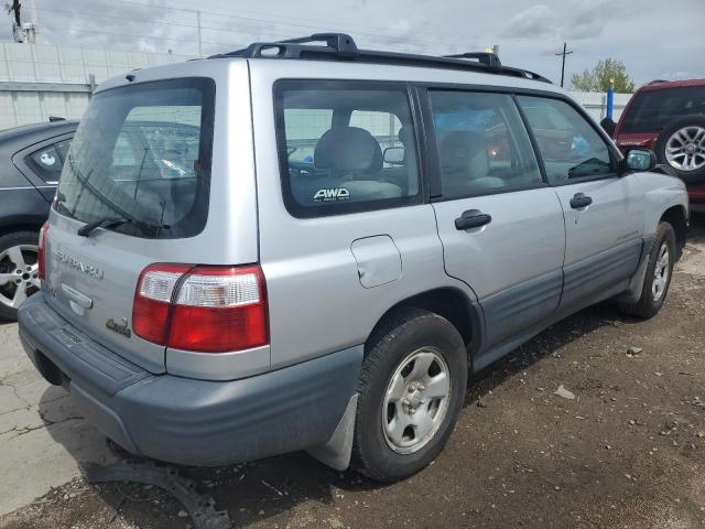 JF1SF63582H747339 - 2002 SUBARU FORESTER L SILVER photo 3