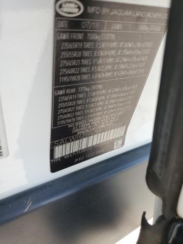 SALWR2RV8KA814865 - 2019 LAND ROVER RANGE ROVE HSE WHITE photo 13