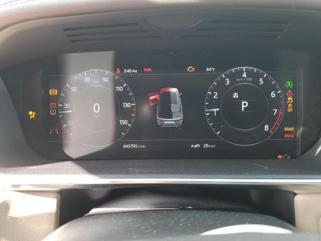 SALWR2RV8KA814865 - 2019 LAND ROVER RANGE ROVE HSE WHITE photo 9