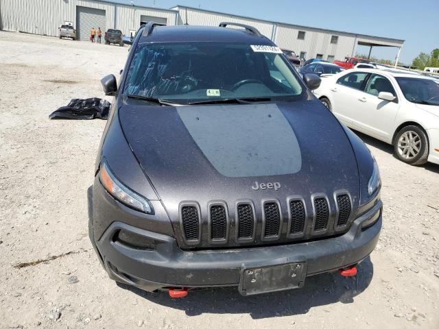 1C4PJMBS2HW664780 - 2017 JEEP CHEROKEE TRAILHAWK GRAY photo 5