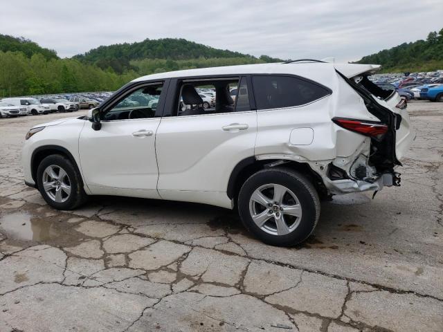 5TDBZRBH6MS058445 - 2021 TOYOTA HIGHLANDER L WHITE photo 2