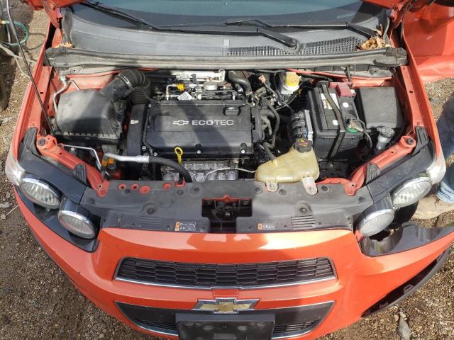 1G1JA5SHXD4169466 - 2013 CHEVROLET SONIC LS ORANGE photo 11