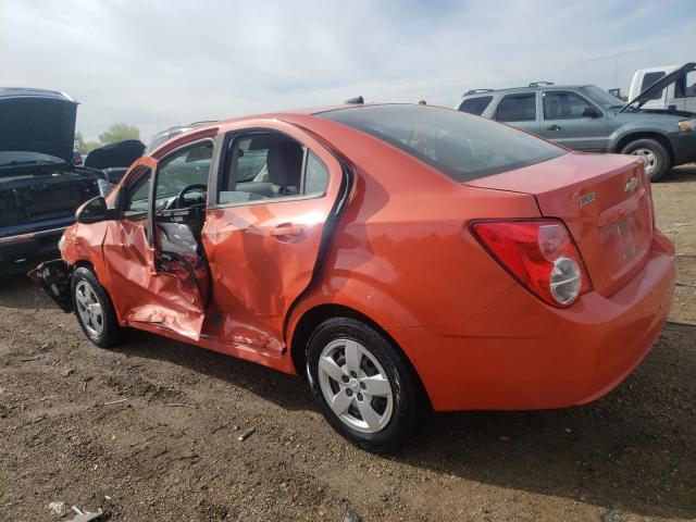1G1JA5SHXD4169466 - 2013 CHEVROLET SONIC LS ORANGE photo 2