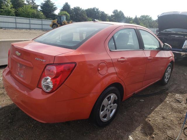 1G1JA5SHXD4169466 - 2013 CHEVROLET SONIC LS ORANGE photo 3