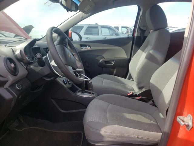 1G1JA5SHXD4169466 - 2013 CHEVROLET SONIC LS ORANGE photo 7