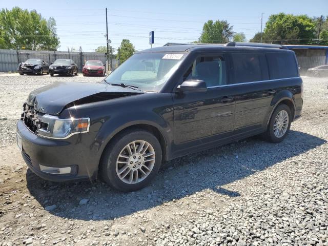 2FMGK5C81EBD04768 - 2014 FORD FLEX SEL BLACK photo 1