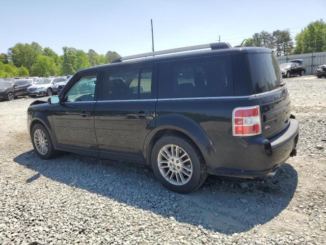 2FMGK5C81EBD04768 - 2014 FORD FLEX SEL BLACK photo 2