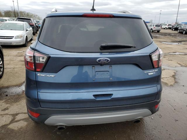 1FMCU9J95JUA70778 - 2018 FORD ESCAPE TITANIUM BLUE photo 6