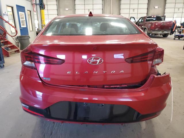 5NPD84LF7LH536131 - 2020 HYUNDAI ELANTRA SEL RED photo 6