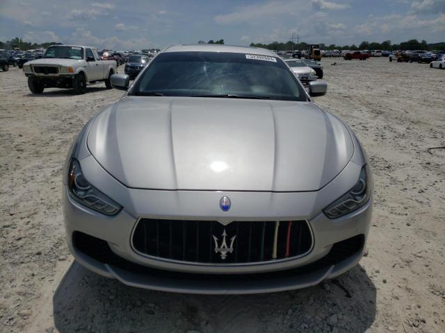 ZAM57XSA2F1137536 - 2015 MASERATI GHIBLI SILVER photo 5