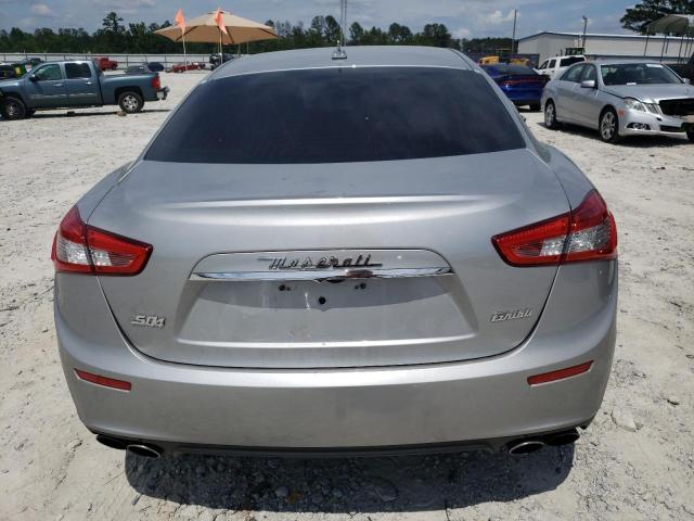 ZAM57XSA2F1137536 - 2015 MASERATI GHIBLI SILVER photo 6