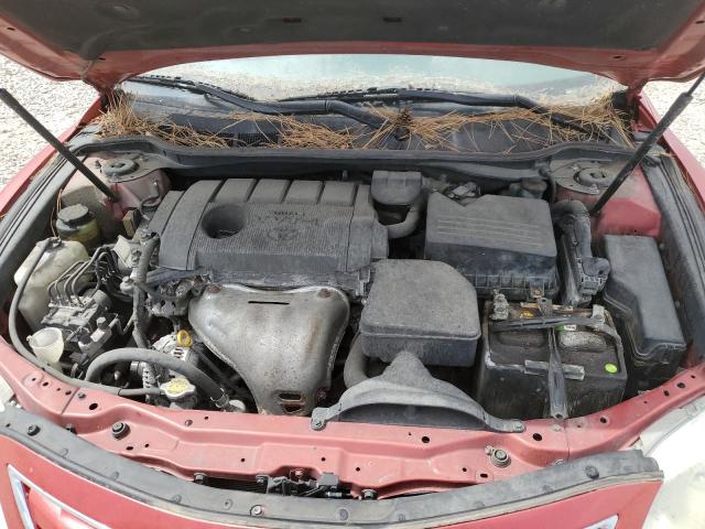 4T1BF3EK2BU589238 - 2011 TOYOTA CAMRY BASE RED photo 11