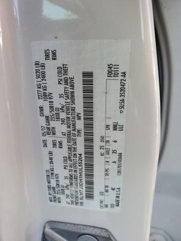 5LMTJ3DH1HUL55204 - 2017 LINCOLN MKC RESERVE თეთრი ფოტო 13