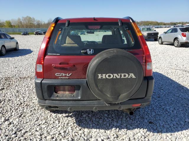 SHSRD78514U250061 - 2004 HONDA CR-V LX BURGUNDY photo 6