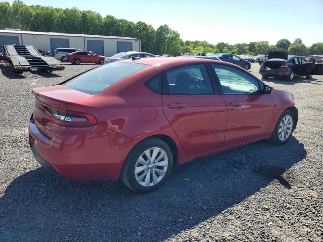 1C3CDFDH1ED823559 - 2014 DODGE DART SE AERO RED photo 3