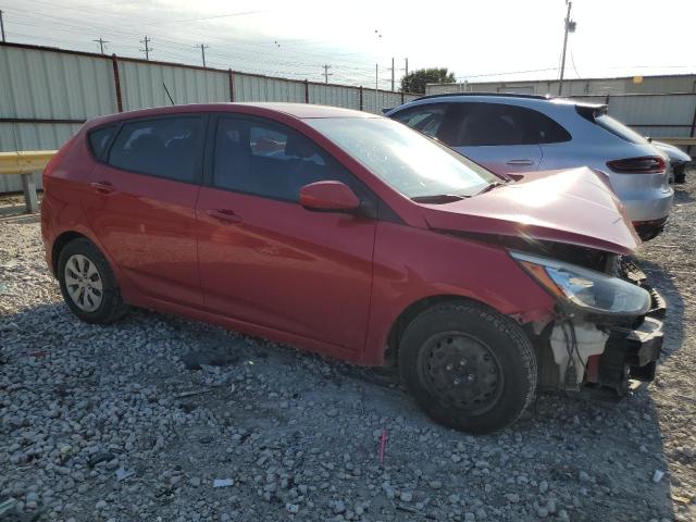 KMHCT5AEXFU231559 - 2015 HYUNDAI ACCENT GS RED photo 4