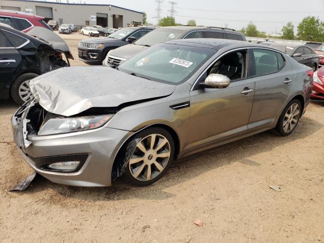 5XXGR4A68DG110698 - 2013 KIA OPTIMA SX GRAY photo 1