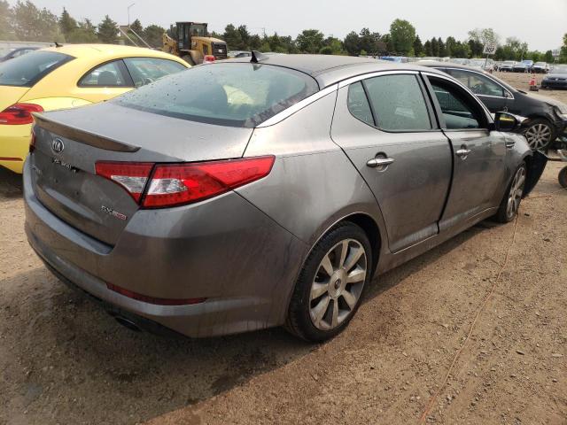 5XXGR4A68DG110698 - 2013 KIA OPTIMA SX GRAY photo 3