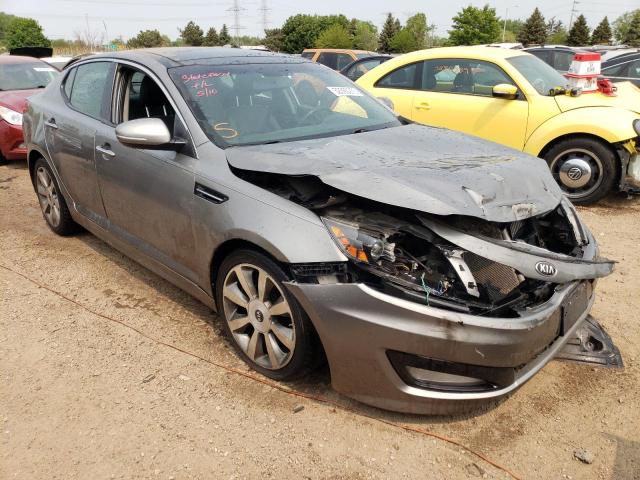 5XXGR4A68DG110698 - 2013 KIA OPTIMA SX GRAY photo 4