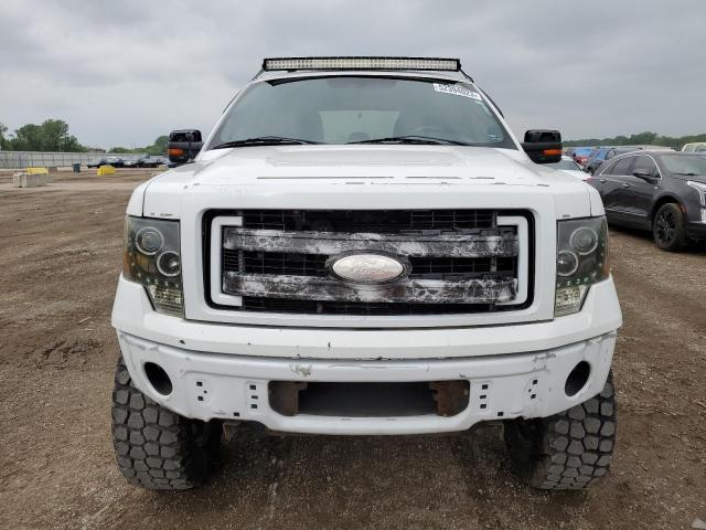 1FTFW1EF0DKD47561 - 2013 FORD F150 SUPERCREW WHITE photo 5