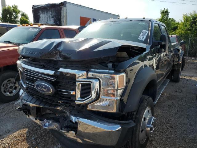 1FT8W4DT7MED75843 - 2021 FORD F450 SUPER DUTY BLACK photo 1