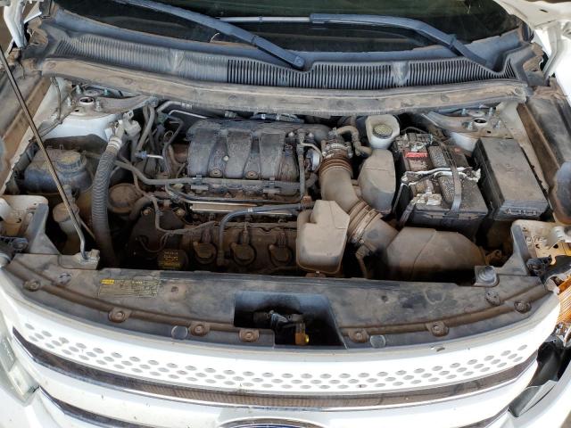 1FMHK8F84CGA52604 - 2012 FORD EXPLORER LIMITED WHITE photo 12