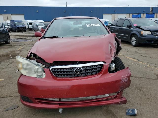 1NXBR32E58Z967065 - 2008 TOYOTA COROLLA CE RED photo 5