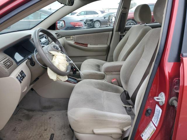 1NXBR32E58Z967065 - 2008 TOYOTA COROLLA CE RED photo 7