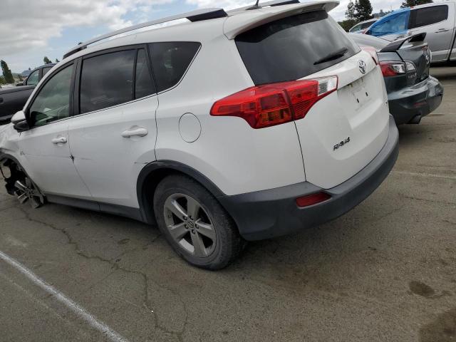 JTMWFREVXFD066509 - 2015 TOYOTA RAV4 XLE WHITE photo 2