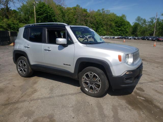 ZACCJBDB8HPF72490 - 2017 JEEP RENEGADE LIMITED SILVER photo 4