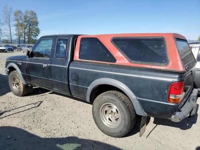 1FTCR15X5RPA65204 - 1994 FORD RANGER SUPER CAB BLACK photo 2