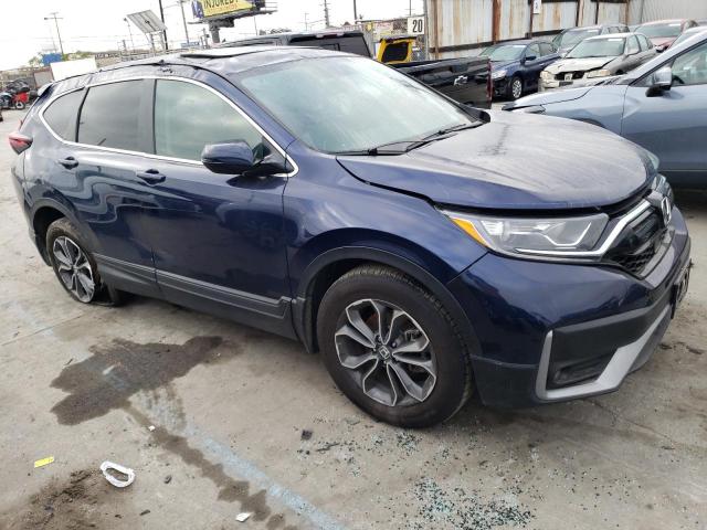 7FARW1H89NE016507 - 2022 HONDA CR-V EXL BLUE photo 4