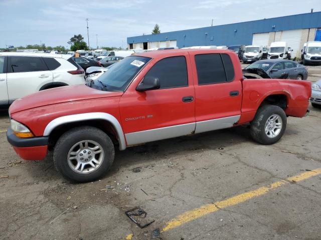 2002 DODGE DAKOTA QUAD SLT, 