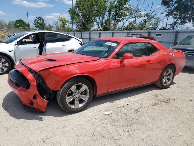 2C3CDZAG0NH265512 - 2022 DODGE CHALLENGER SXT RED photo 1