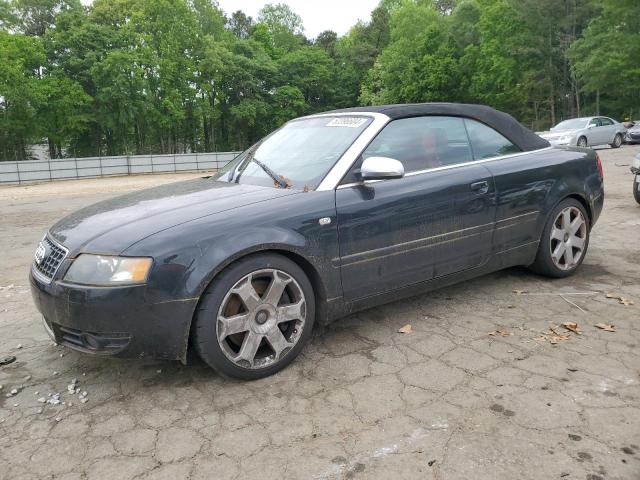 WUARL48H65K901260 - 2005 AUDI S4 QUATTRO CABRIOLET BLUE photo 1