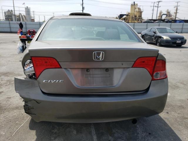 1HGFA16526L086288 - 2006 HONDA CIVIC LX GRAY photo 6