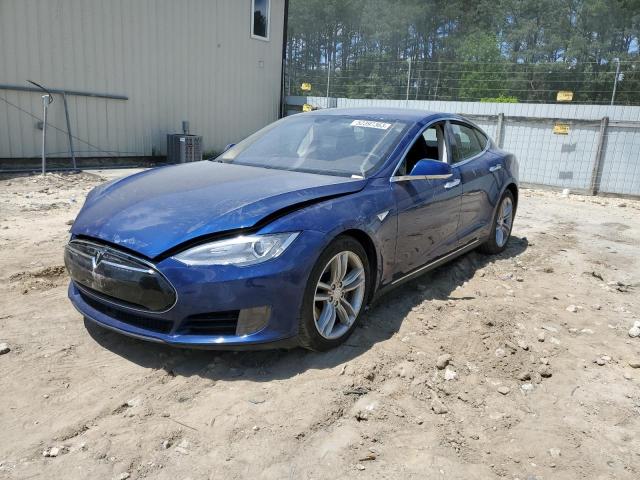 5YJSA1E22FF118339 - 2015 TESLA MODEL S Mavi foto 1
