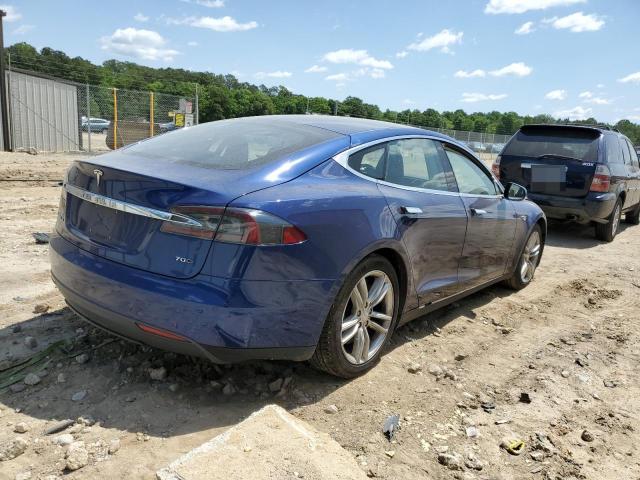 5YJSA1E22FF118339 - 2015 TESLA MODEL S Mavi foto 3