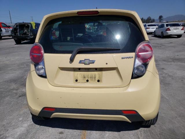 KL8CD6S94DC534406 - 2013 CHEVROLET SPARK 1LT YELLOW photo 6