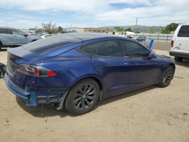 5YJSA1E21JF262344 - 2018 TESLA MODEL S BLUE photo 3