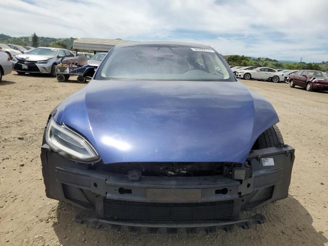 5YJSA1E21JF262344 - 2018 TESLA MODEL S BLUE photo 5