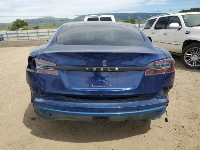5YJSA1E21JF262344 - 2018 TESLA MODEL S BLUE photo 6
