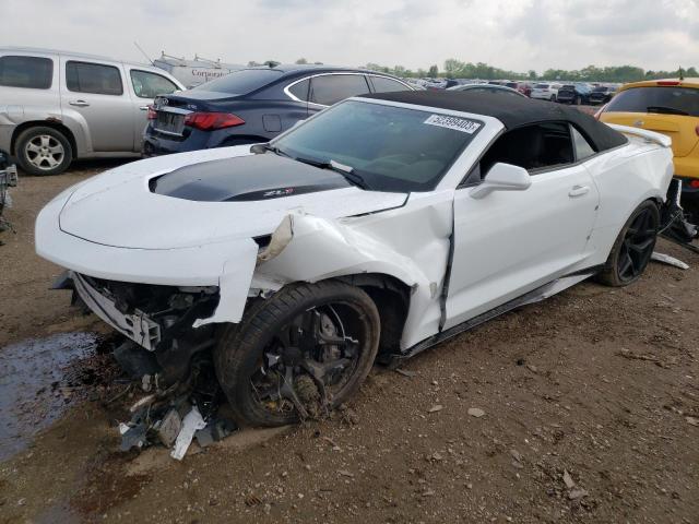 1G1FK3D69J0154334 - 2018 CHEVROLET CAMARO ZL1 WHITE photo 1