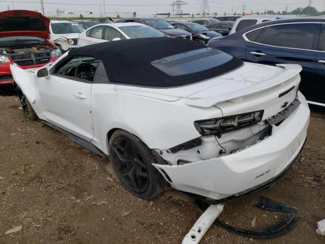 1G1FK3D69J0154334 - 2018 CHEVROLET CAMARO ZL1 WHITE photo 2