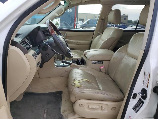 JTJHY00W994020590 - 2009 LEXUS LX 570 WHITE photo 7