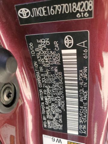 JTKDE167970184208 - 2007 TOYOTA SCION TC 棕色 照片 12