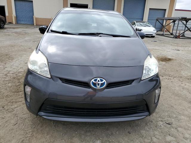 JTDKN3DU3E0385893 - 2014 TOYOTA PRIUS GRAY photo 5