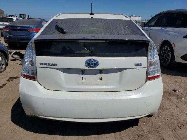 JTDKN3DU8A0049294 - 2010 TOYOTA PRIUS WHITE photo 6